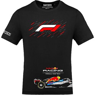 Stylish Men FastB Men Printed Round Neck Black T-Shirt 2025 at ShopCircuit | ONDC