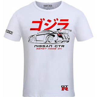 Sophisticated Men FastB Men Printed Round Neck White T-Shirt 2025 at ShopCircuit | ONDC