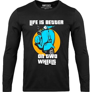 Modern Men FastB Men Typography Round Neck Black T-Shirt 2025 at ShopCircuit | ONDC