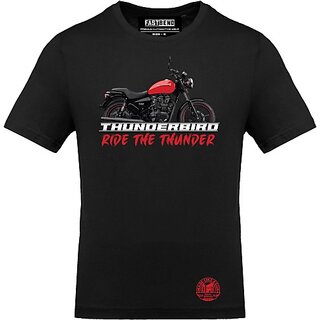 Stylish Men FastB Men Printed Round Neck Black T-Shirt 2025 at ShopCircuit | ONDC