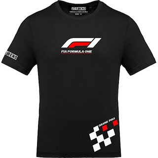 Exclusive Men FastB Men Printed, Typography Round Neck Black T-Shirt 2025 at ShopCircuit | ONDC