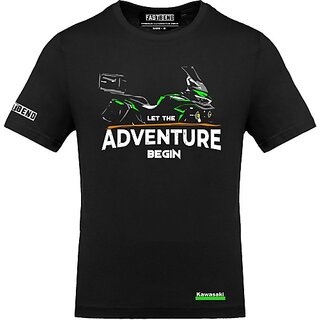 Trendy Men FastB Men Printed Round Neck Black T-Shirt 2025 at ShopCircuit | ONDC
