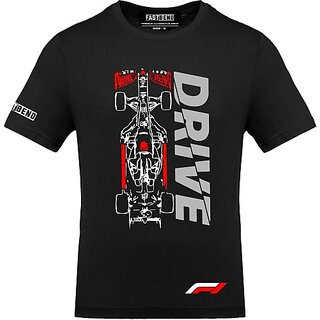 Luxurious Men FastB Men Printed Round Neck Black T-Shirt 2025 at ShopCircuit | ONDC