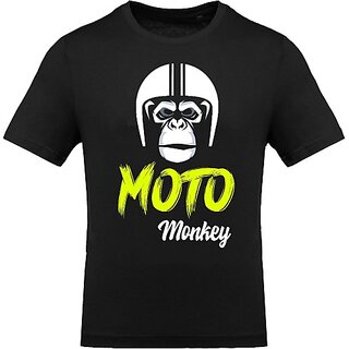 New Men FastB Men Printed Round Neck Black T-Shirt 2025 at ShopCircuit | ONDC