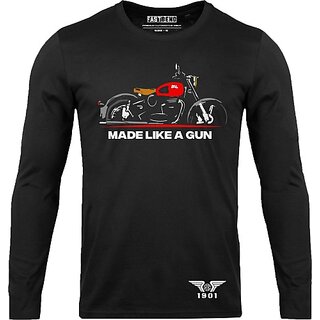 Best Men FastB Men Graphic Print Round Neck Black T-Shirt 2025 at ShopCircuit | ONDC