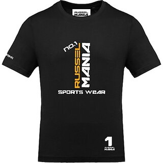 Luxurious Men FastB Men Typography Round Neck Black T-Shirt 2025 at ShopCircuit | ONDC