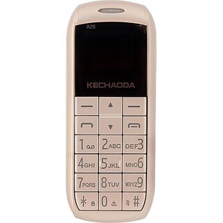 Kechaoda A26 (Dual Sim, 800 mAh Battery, Gold) - Mobile Phone | Buy online on ZillyBuy