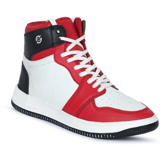 Stylish Accessories Hakkel Mens Casual Red/White Shoes 2025 at ShopCircuit | ONDC