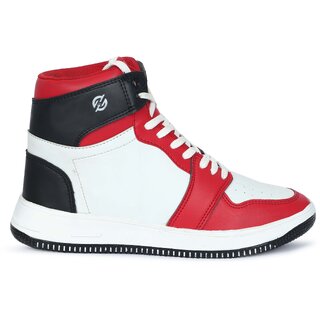 Stylish Accessories Hakkel Mens Casual Red/White Shoes 2025 at ShopCircuit | ONDC