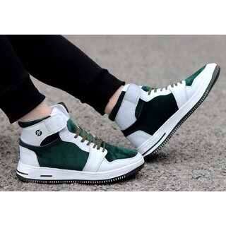 Trendy Accessories Hakkel Mens Casual Green/White Shoes 2025 at ShopCircuit | ONDC