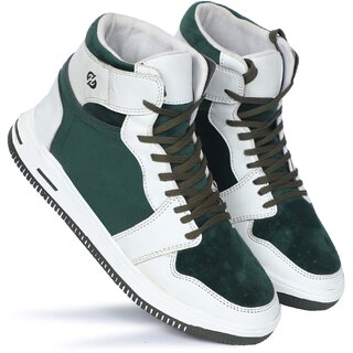 Trendy Accessories Hakkel Mens Casual Green/White Shoes 2025 at ShopCircuit | ONDC