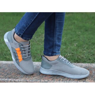 Stylish Accessories Hakkel Mens Casual Grey Shoes 2025 at ShopCircuit | ONDC
