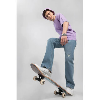 Best Men Code Yellow Purple Oversized T-shirt for Men 2025 at ShopCircuit | ONDC