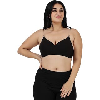 Affordable Women Women Black  light padded full coverage bra 2025 at ShopCircuit | ONDC