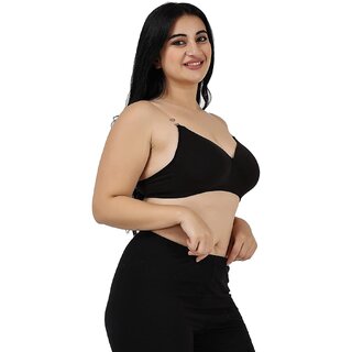 Affordable Women Women Black  light padded full coverage bra 2025 at ShopCircuit | ONDC