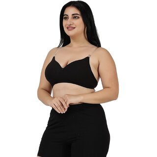 Affordable Women Women Black  light padded full coverage bra 2025 at ShopCircuit | ONDC