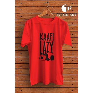 Best Men Graphic Print Men Red Round Neck Polyester Casual T-Shirt 2025 at ShopCircuit | ONDC