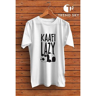 Chic Men Graphic Print Men White Round Neck Polyester Casual T-Shirt 2025 at ShopCircuit | ONDC