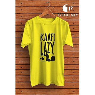 Modern Men Graphic Print Men Yellow Round Neck Polyester Casual T-Shirt 2025 at ShopCircuit | ON