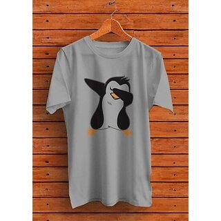 New Men Graphic Print Men Grey Round Neck Casual T-Shirt 2025 at ShopCircuit | ONDC