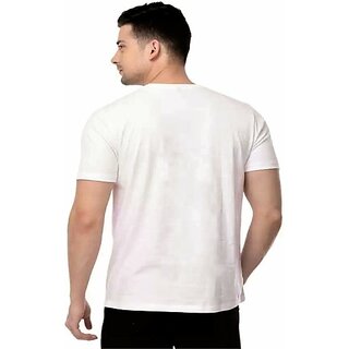 Exclusive Men Graphic Print Men White Round Neck Casual T-Shirt 2025 at ShopCircuit | ONDC