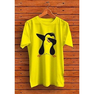 Top Men Printed Men Yellow Round Neck Casual T-Shirt 2025 at ShopCircuit | ONDC