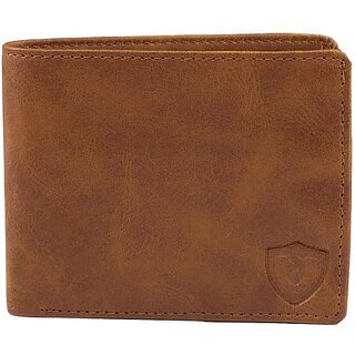 Keviv Mens Casual Brown Genuine Leather Wallet - Mini  (4 Card Slots) - Handbags | Buy online on ZillyBuy