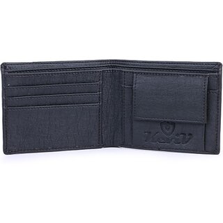 Keviv Mens Black Artificial Leather Wallet - Mini  (3 Card Slots) - Handbags | Buy online on ZillyBuy