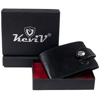 Keviv Mens Casual, Formal, Travel Black Genuine Leather Wallet - Mini  (5 Card Slots) - Handbags | Buy online on ZillyBuy