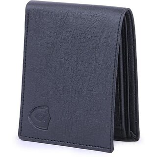 Keviv Mens Casual Black Artificial Leather Wallet - Mini  (5 Card Slots) - Handbags | Buy online on ZillyBuy