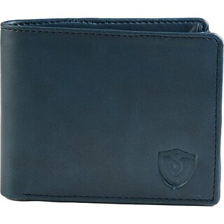 Keviv Mens Casual, Formal Blue Genuine Leather Rfid  Wallet - Mini  (4 Card Slots) - Handbags | Buy online on ZillyBuy