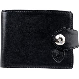 Keviv Mens Formal Black Genuine Leather Wallet - Mini  (4 Card Slots) - Handbags | Buy online on ZillyBuy