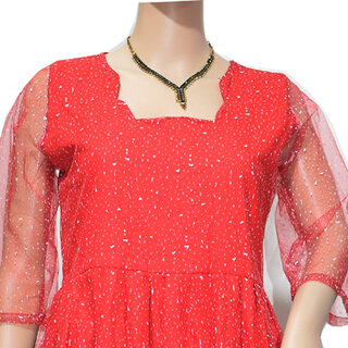 Exclusive Women Flora's Self Design Rayon Kurti 2025 at ShopCircuit | ONDC