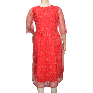 Exclusive Women Flora's Self Design Rayon Kurti 2025 at ShopCircuit | ONDC