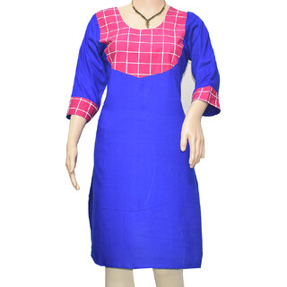Trendy Women Flora's Self Design Rayon Kurti 2025 at ShopCircuit | ONDC