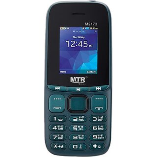 MTR M2173 (Dual Sim, 1.77 Inch Display 1000 mAh Battery, Green) - Mobile Phone | Buy online on ZillyBuy