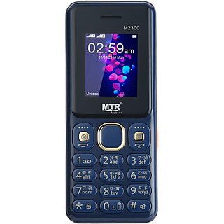 MTR M2300 (Dual Sim, 1.77 Inch Display 3000 mAh Battery, Blue) - Mobile Phone | Buy online on ZillyBuy