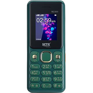 MTR M2300 (Dual Sim, 1.77 Inch Display 3000 mAh Battery, Green) - Mobile Phone | Buy online on ZillyBuy
