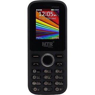 MTR 330 (Dual Sim, 1.77 Inch Display 1100 mAh Battery, Black) - Mobile Phone | Buy online on ZillyBuy