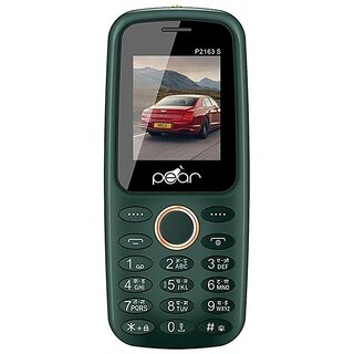PEAR P2163 (Dual Sim, 1.77 Inch Display 1100 mAh Battery, Green) - Mobile Phone | Buy online on ZillyBuy