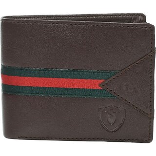 Keviv Men Casual Brown Genuine Leather Wallet - Mini (5 Card Slots) - Handbags | Buy online on ZillyBuy