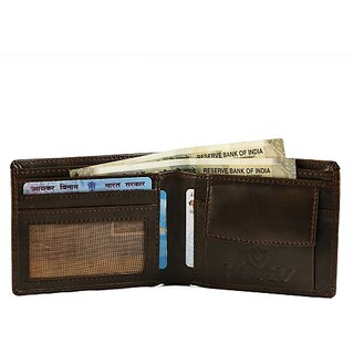 Keviv Men Casual, Formal Brown Genuine Leather Wallet (4 Card Slots) - Handbags | Buy online on ZillyBuy