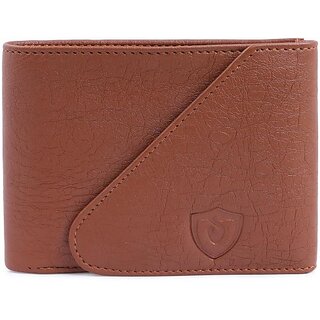 Keviv Men Tan Artificial Leather Wallet - Mini (10 Card Slots) - Handbags | Buy online on ZillyBuy