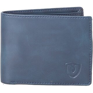Keviv Men Casual, Formal Blue Genuine Leather Wallet (10 Card Slots) - Handbags | Buy online on ZillyBuy