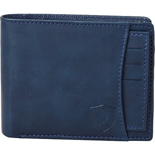 Keviv Men Casual, Formal Blue Genuine Leather RFID  Wallet (8 Card Slots) - Handbags | Buy online on ZillyBuy