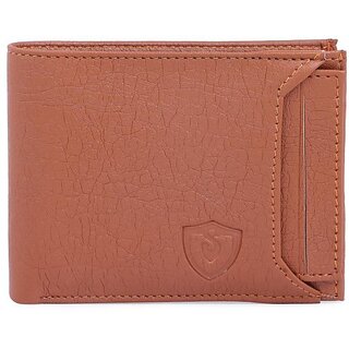 Keviv Men Tan Artificial Leather Wallet - Mini (10 Card Slots) - Handbags | Buy online on ZillyBuy