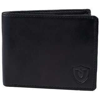 Keviv Men Casual Black Genuine Leather Wallet - Mini (3 Card Slots) - Handbags | Buy online on ZillyBuy