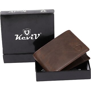 Keviv Men Casual, Formal Brown Genuine Leather RFID  Wallet (4 Card Slots) - Handbags | Buy online on ZillyBuy
