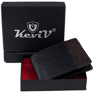 Keviv Men Casual, Formal, Travel, Evening/Party Black Artificial Leather Wallet - Mini (5 Card Slots) - Handbags | Buy online on ZillyBuy