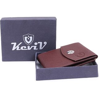 Keviv Men Brown Artificial Leather Wallet - Mini (10 Card Slots) - Handbags | Buy online on ZillyBuy